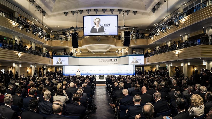 Die Eröffnungsrede 2018 in München hielt Verteidigungsministerin Ursula von der Leyen (CDU) Archivfoto: MSC / Kuhlmann 