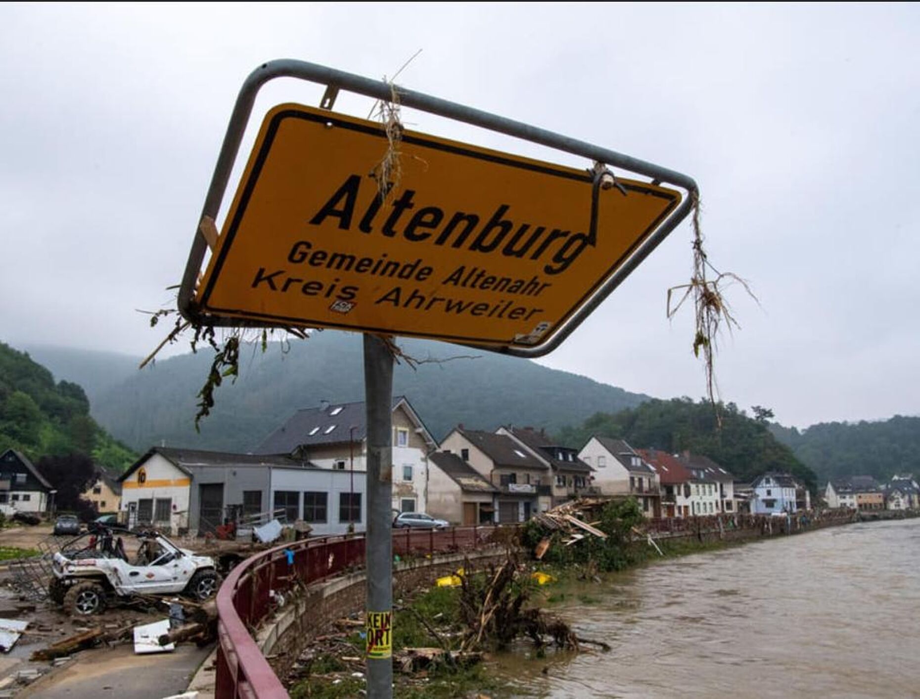 Eindrücklich erinnert dieses Foto an die damaligen Ereignisse. Foto: privat