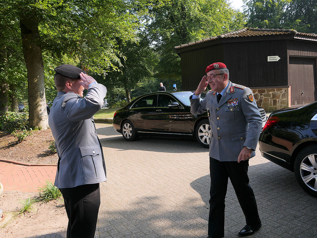 Der stellvertretende Landesvorsitzende Gerd Dombrowski begrüßte den Generalinspekteur. Foto: LV Nord