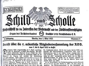 Die Verbandszeitschrift „Schild und Scholle“ erschien bis zu sechsmal monatlich. Foto: privat