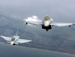 Eurofighter im Air-to-Air-Einsatz. Foto: Bundeswehr/Bicker