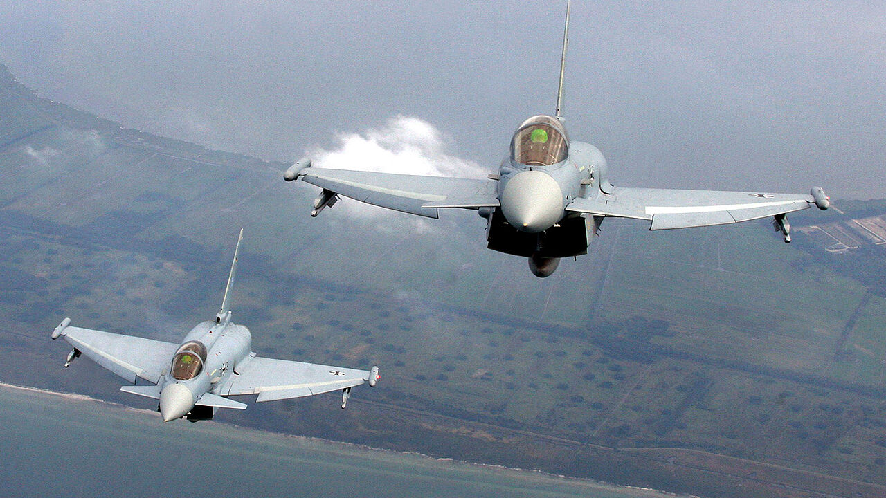 Eurofighter im Air-to-Air-Einsatz. Foto: Bundeswehr/Bicker