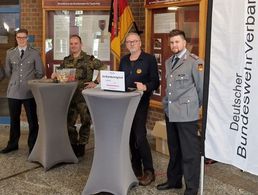 Munster: Die Begrüßung erfolgte in der Kaserne Panzertruppenschule. Foto: LV Nord