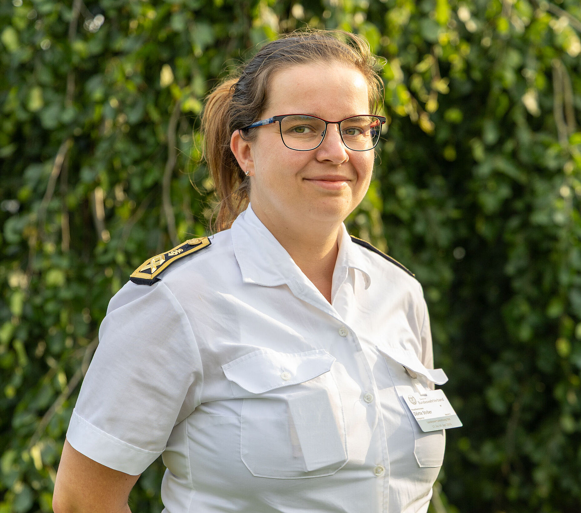 Seit letztem Jahr ist Hauptbootsmann Dörte Ströer Vorsitzende der TruKa 1. Korvettengeschwader. Foto: DBwV/Sarina Flachsmeier