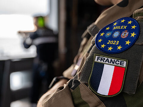 Insgesamt 2800 Soldatinnen und Soldaten aus neun Nationen beteiligten sich an der Übung MILEX 23. Foto: X/@premar_ceclant