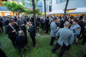 Der Empfang des Wehrbeauftragten ist Pflichttermin in Berlin für alle, die sich mit Sicherheitspolitik befassen Foto: Deutscher Bundestag/Urban