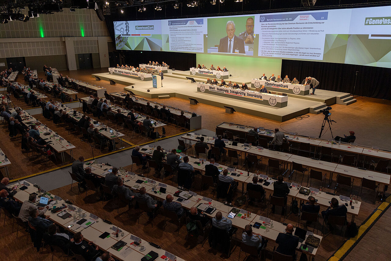 Tag 1- Impressionen der Hauptversammlung 2025. Foto: DBwV/Yann Bombeke