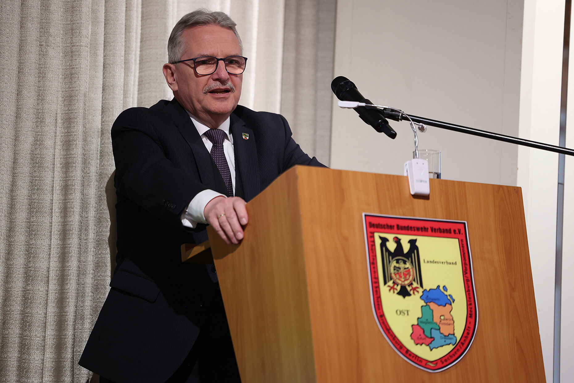 Klaus Zimmermann, Staatssekretär beim Ministerium für Inneres und Sport. Foto: DBwV/Yann Bombeke