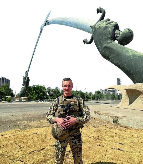 Oberstleutnant i.G. Marcel Bohnert ist erst vor wenigen Monaten aus seinem Irak-Einsatz zurückgekehrt. Das Land hält er für einen wichtigen Stabilitätsanker in der Region. Foto: privat
