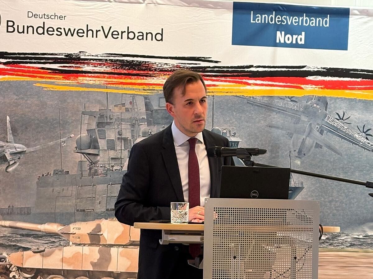 Kommandeurtagung Nord: Vortrag von MdB Bastian Ernst (CDU). Foto: DBwV