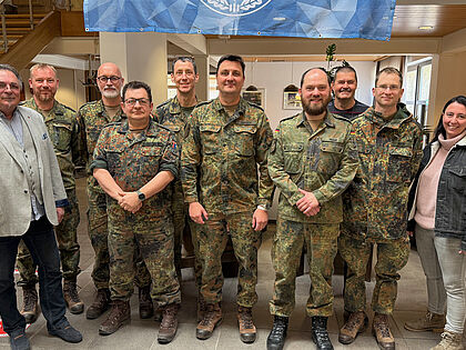 Der StoKa-Vorstand unter dem Vorsitzenden Major Marcel Mohr wird nach der Wahl die positive Entwicklung am Standort Klosterlechfeld fortsetzen. Foto: Marcel Mohr
