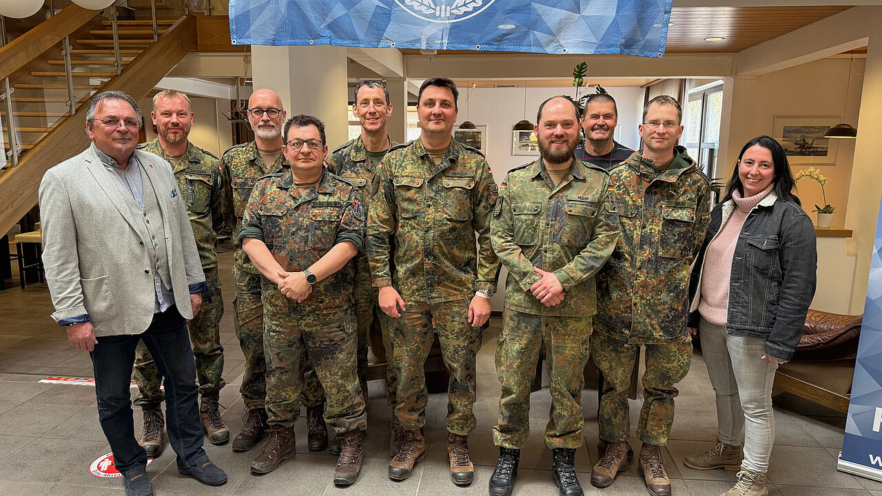 Der StoKa-Vorstand unter dem Vorsitzenden Major Marcel Mohr wird nach der Wahl die positive Entwicklung am Standort Klosterlechfeld fortsetzen. Foto: Marcel Mohr