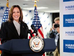Joe Biden ist aus dem Rennen: Die US-Vizepräsidentin Kamala Harris könnte die neue Präsidentin der Vereinigten Staaten werden. Foto: picture alliance/via Reuters