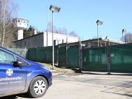 Seit Anfang des Jahres in den Medien: Die Staufer-Kaserne in Pfullendorf. (Foto: dpa/picture-alliance)