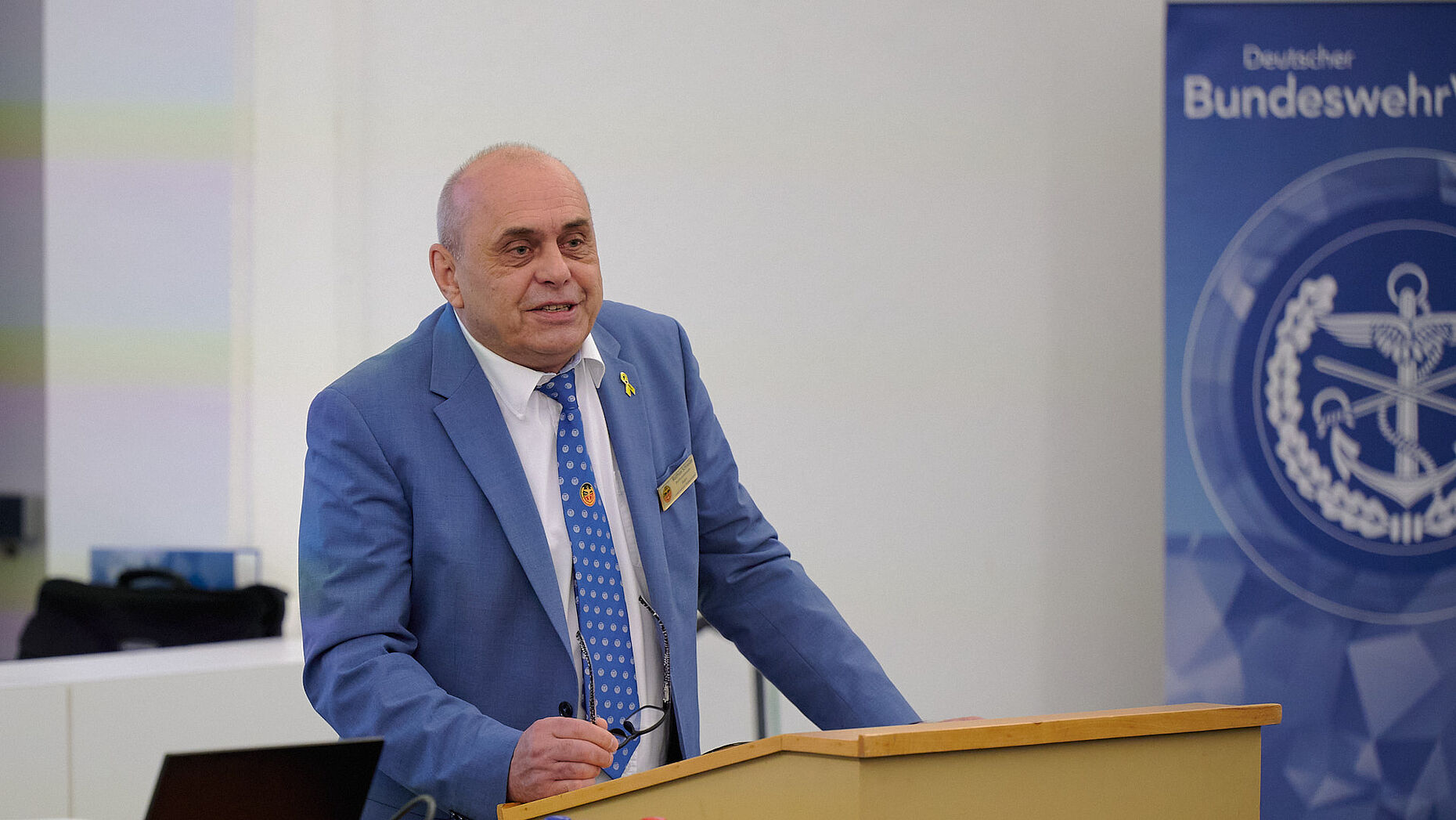 Tagungsleiter Stabsfeldwebel a.D. Matthias Schneider hatte die richtigen Themen auf die Agenda gesetzt. Foto: IK