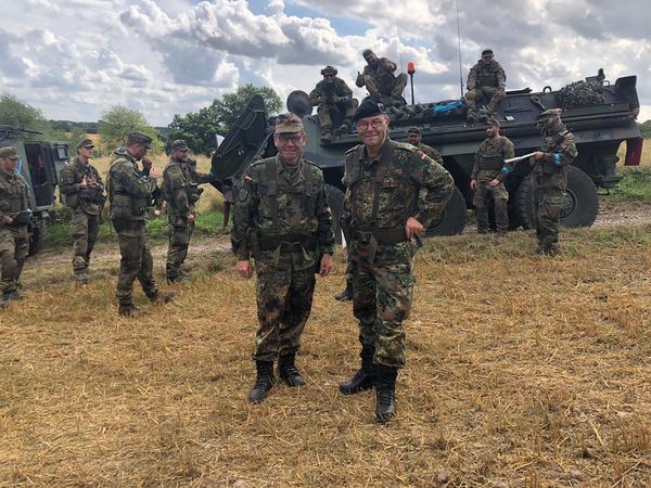 Der Parlamentarier will die Eindrücke aus der Truppe in seine politische Arbeit mitnehmen. Foto:privat 