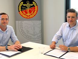 Kennen sich aus: Jöran Miltsch (l.), Referatsleiter R6 Reservedienst im DBwV, und Robbin Schacht, Referent für Sicherheitspolitik im DBwV und aktiver Reservist. Foto: DBwV/Mika Schacht