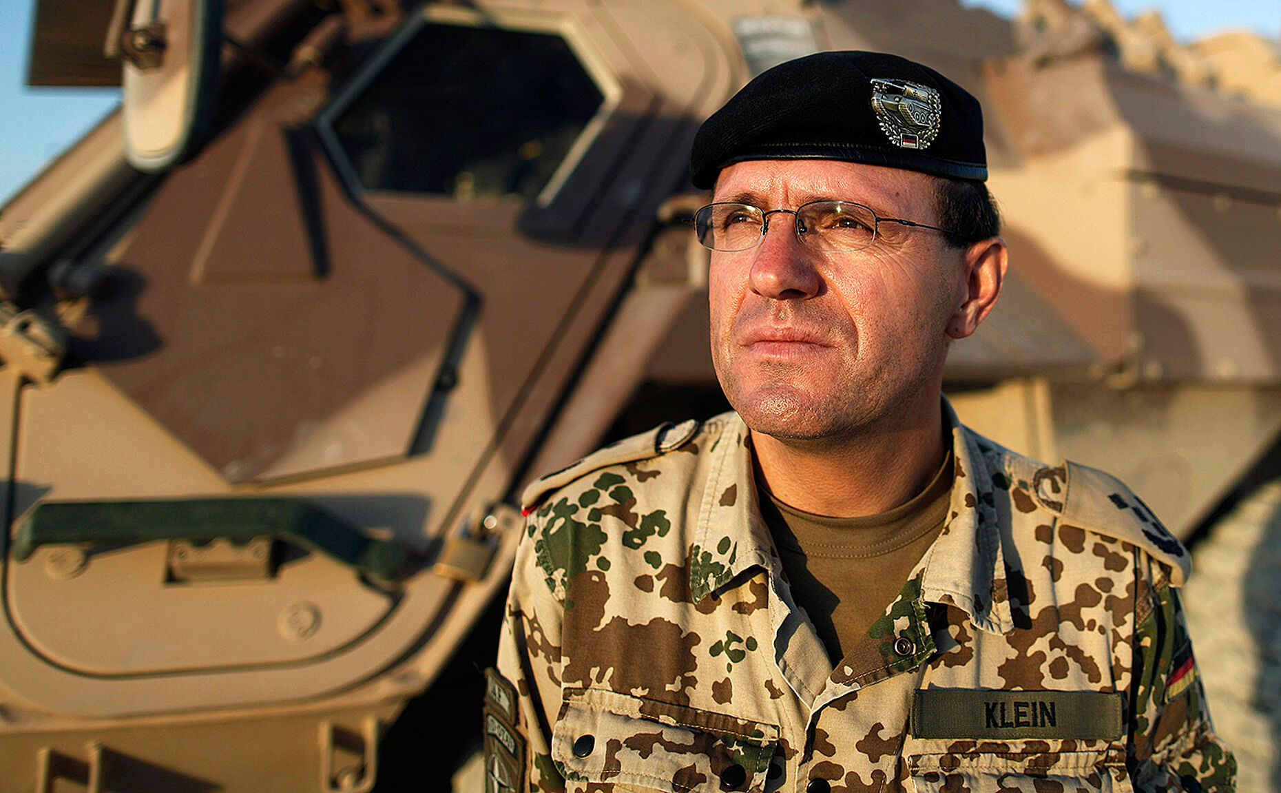 Georg Klein 2009 im Rang eines Oberst in Kundus, Afghanistan. Foto: Ullstein/Anja Niedringhaus