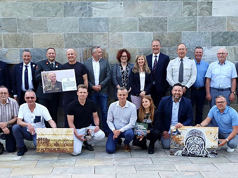 Die Deutsche Delegation beim Besuch des Niederländischen Veteraneninstituts in Doorn. Foto: DBwV