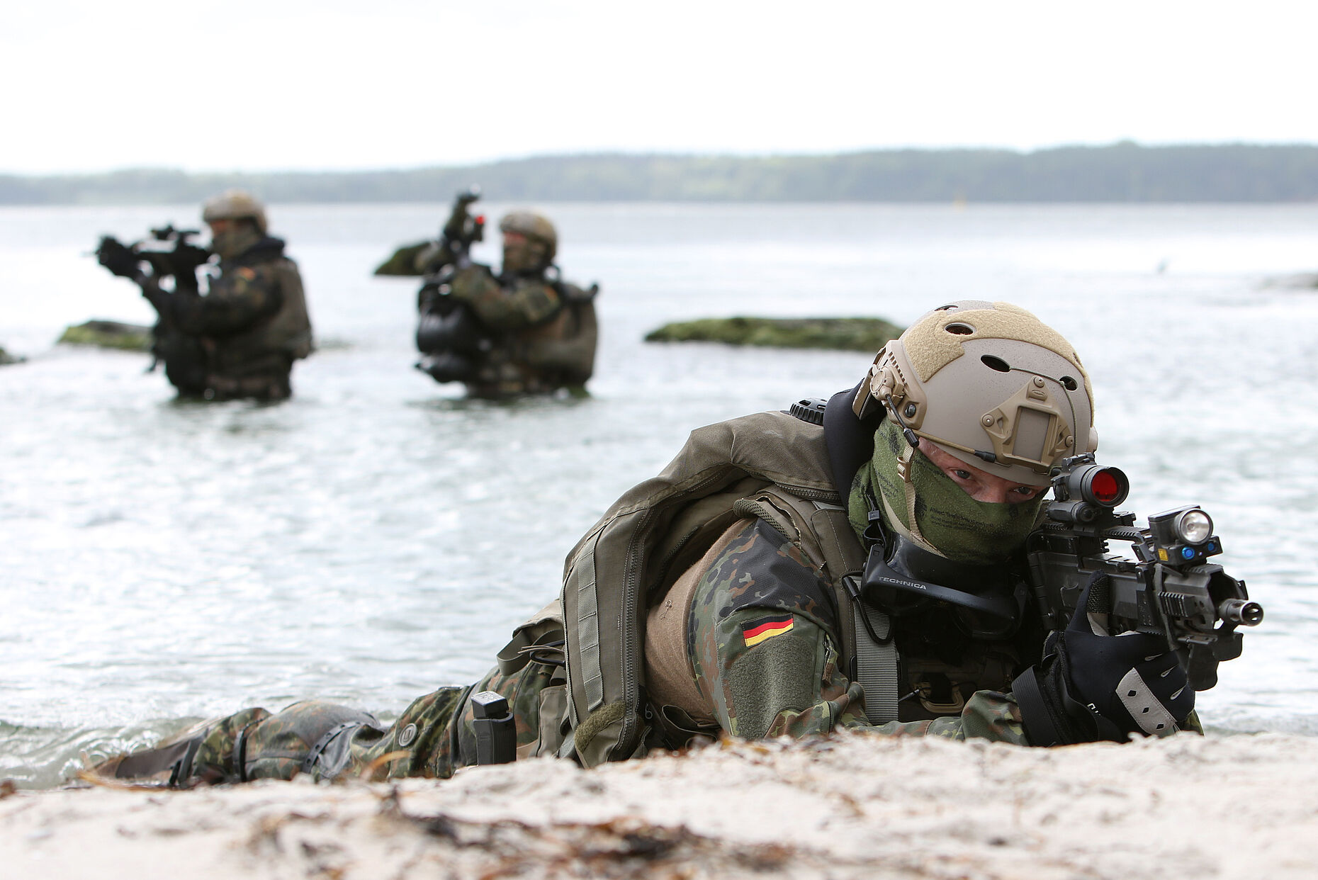 Die Kampfschwimmer sind die härteste Elite-Einheit der Bundeswehr. Foto: Bundeswehr/Wilke 