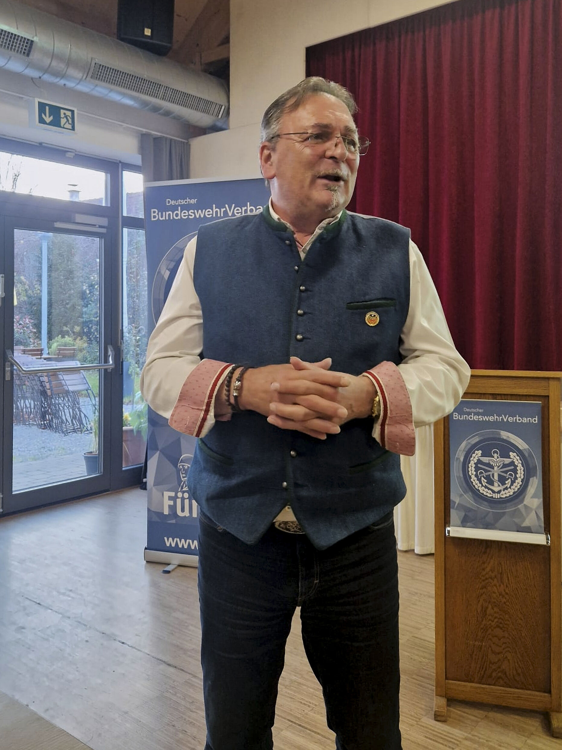 Stabsfeldwebel a.D. Franz Jung zog ein positives Resümee der Tagung. Foto: Franz Jung
