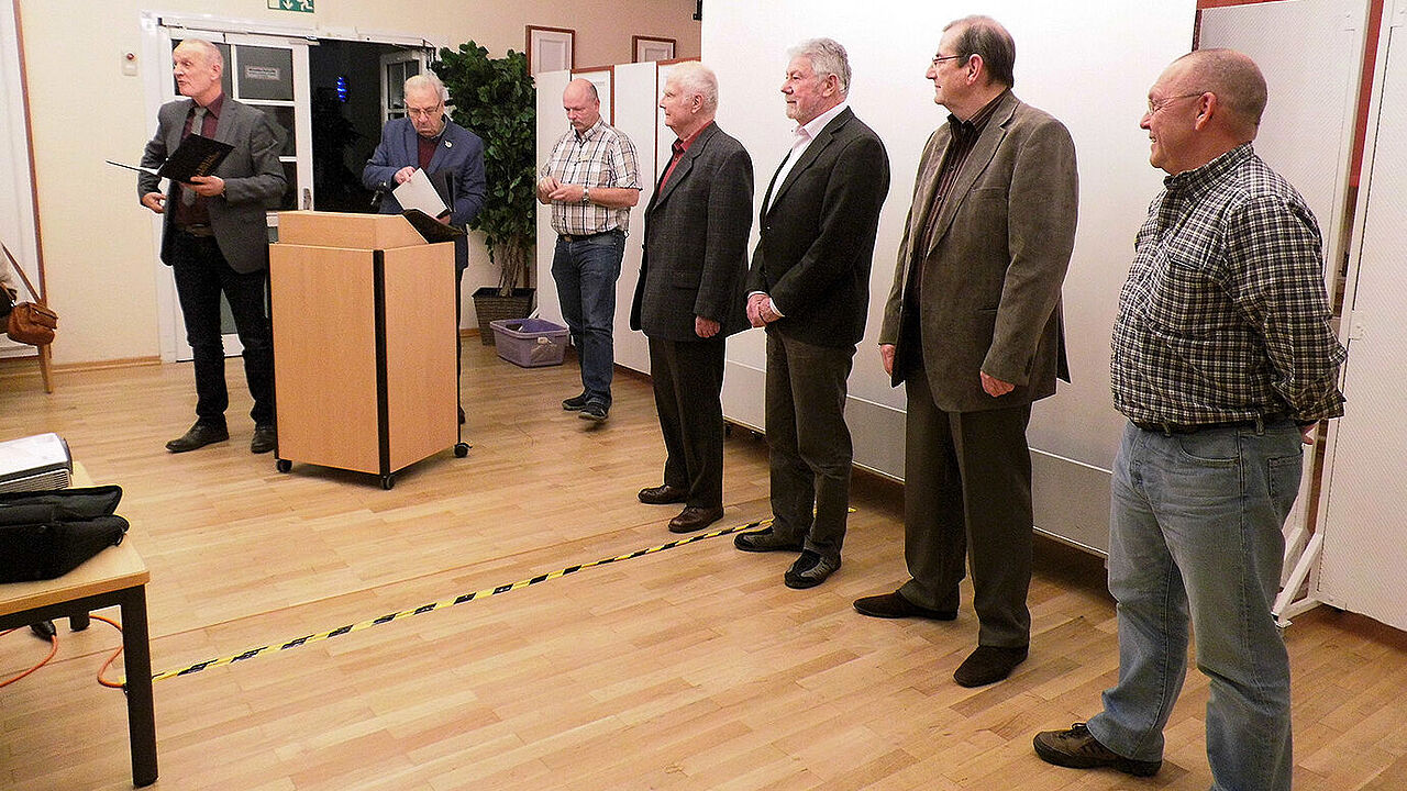 Zahlreiche Mitglieder wurden in Aachen geehrt (Foto: Klaus Gidde)