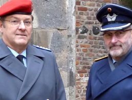 Oberst Andreas Bruckner uns sein Stellvertreter Hauptmann a.D. Andreas Wulf stehen auch weiterhin an der Spitze der StoKa Köln Foto: StoKa Köln