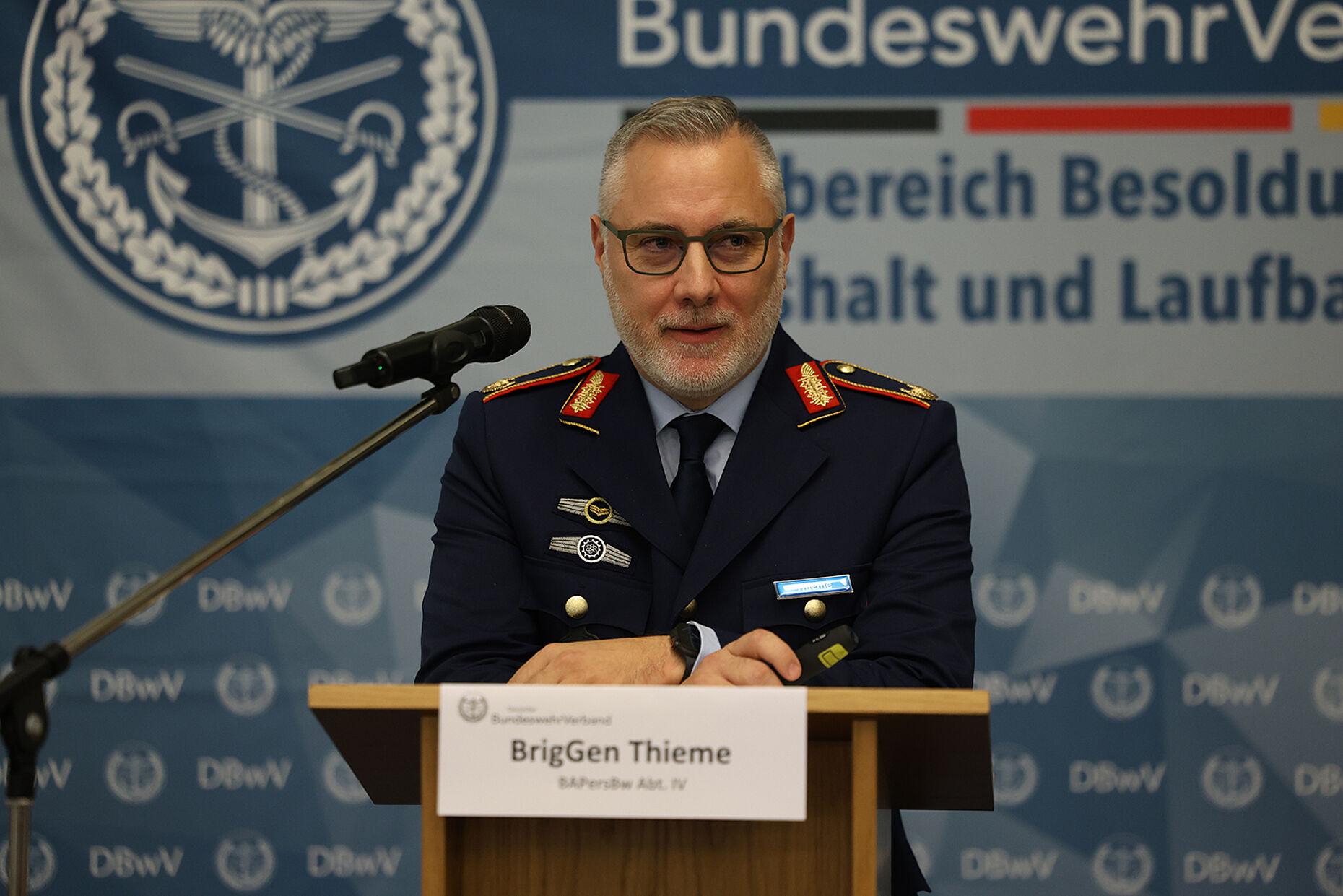 Brigadegeneral Mario Thieme, Abteilungsleiter BAPersBw Abt.IV. Foto: DBwV/Yann Bombeke