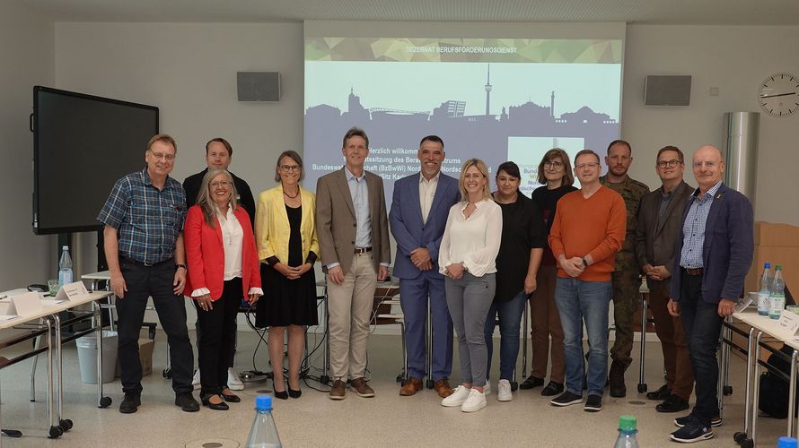 Die Beiratsmitglieder des Beratungszentrums Bundeswehr-Wirtschaft Nordbaden-Nordschwarzwald. Foto: BFD Stuttgart