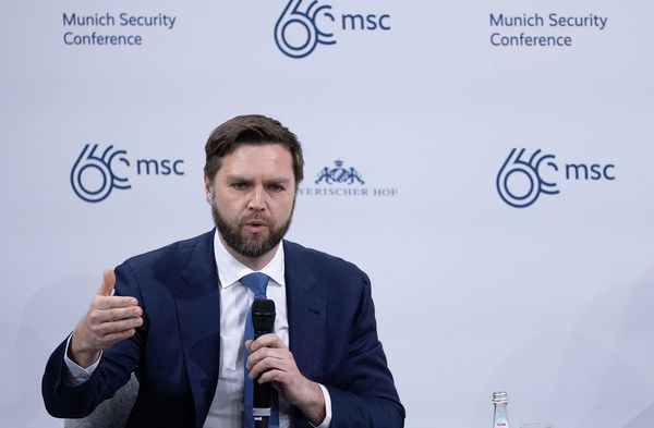 Bereits im vergangenen Jahr war J.D. Vance bei der MSC - da noch als Senator der Republikaner. Damals versicherte der heutige US-Vizepräsident, dass die Verbündeten im Falle eines Angriffs mit dem Beistand aus den USA rechnen könnten - auch unter einer Trump-Administration. Foto: MSC