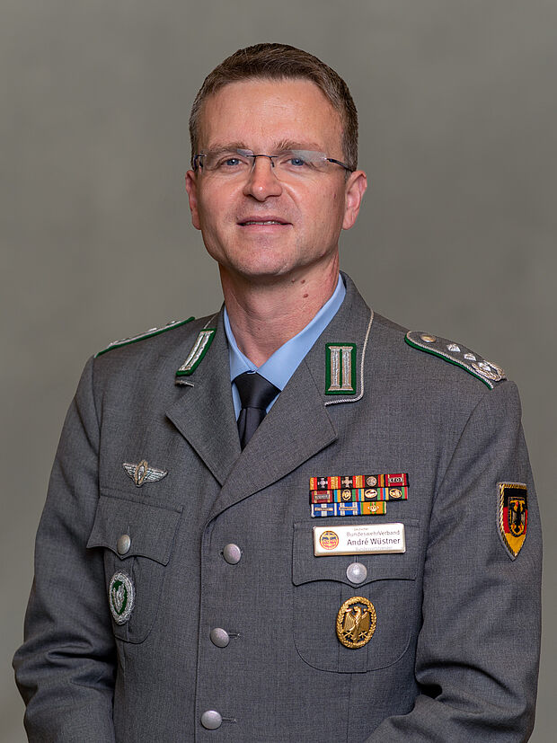 Der Bundesvorsitzende, Oberst André Wüstner. Foto: DBwV