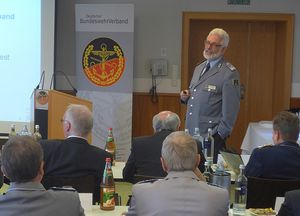 Der Landesvorsitzende Thomas Sohst stellte die Aufgaben des Landesverbandes vor.