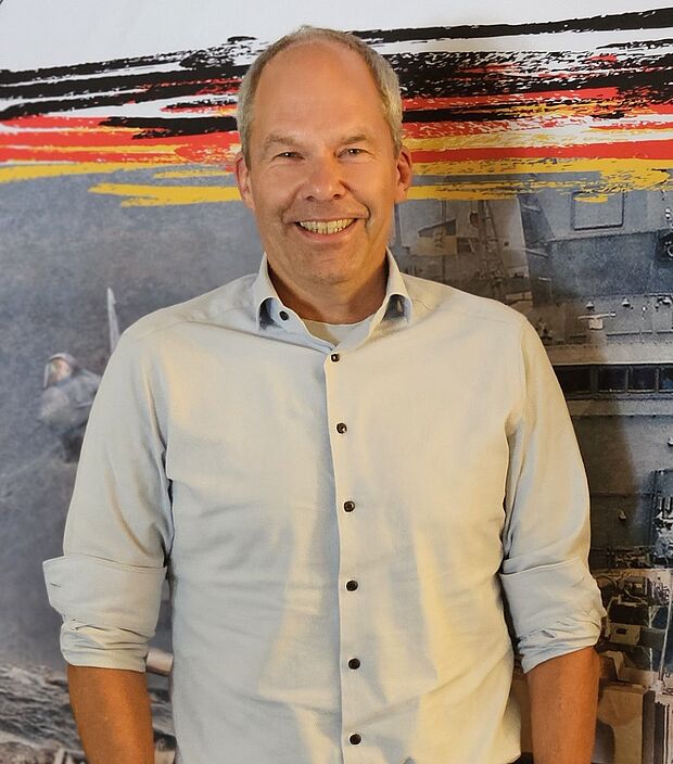 Falk Ohlenbusch ist neuer Beisitzer Zivile Beschäftigte. Foto: DBwV