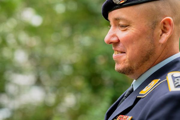 Nach gut einem Jahr ist „Gesichter des Lebens“ zu einer tragenden Säule in der Veteranenarbeit geworden, sagt Stabsfeldwebel Dirk Meyer-Schumann. Foto: Daniela Skrzypczak