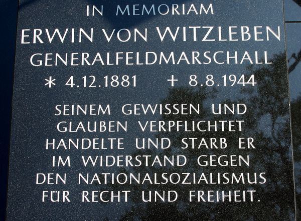 Die Gedenkstätte: Verewigt auf dem Invalidenfriedhof in Berlin. Foto: DBwV/Schmidt