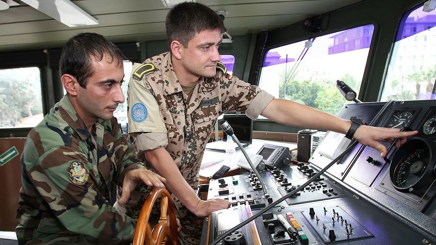 Die Ausbildung libanesischer Marine-Soldaten ist ein wichtiger Bestandteil des deutschen Engagements bei UNIFIL. Foto: Bundeswehr/Andrea Bienert