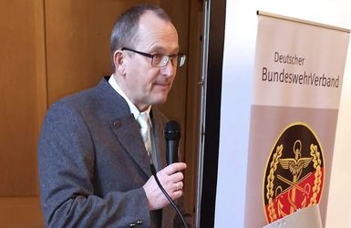 Oberstabsfeldwebel a.D. Reinhard Krömer – Vorsitzender. Foto: DBwV