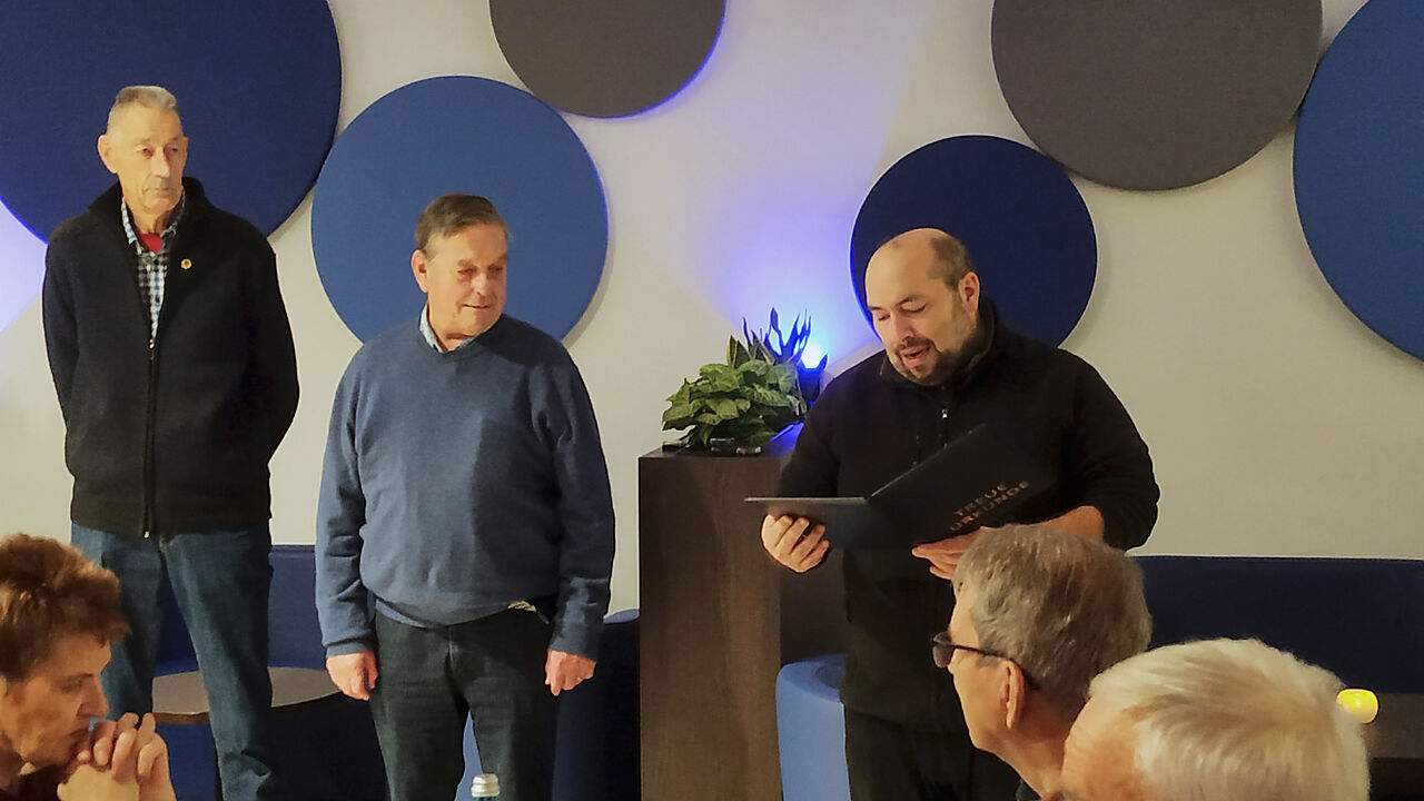 Ein Höhepunkt der Jahresabschlussfeier der Kameradschaft ERH Roth war die Ehrung langjähriger treuer Mitglieder des DBwV. Foto: Robert Wechsler