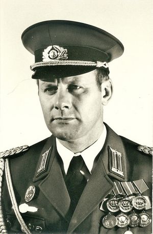 Hartmut Hädicke wurde in der NVA bis zum Oberstleutnant befördert. Foto: privat