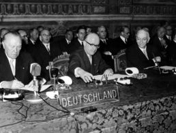 Unterzeichnung der Römischen Verträge Foto: dpa