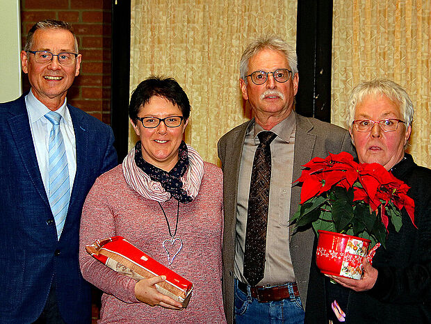 Dammeier (v. l.), Rokahr, Priesemann, Siegel. Foto: DBwV