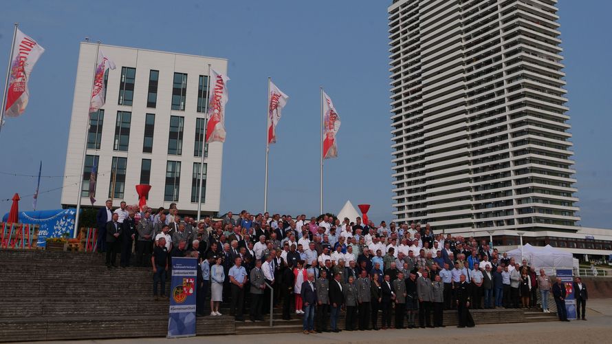 Delegierte, Gäste und Mitarbeiter der Landesversammlung Nord. Foto: DBwV