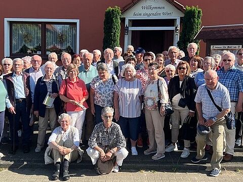 Verpflegung und Kaffee beim „Singenden Wirt". Foto: DBwV