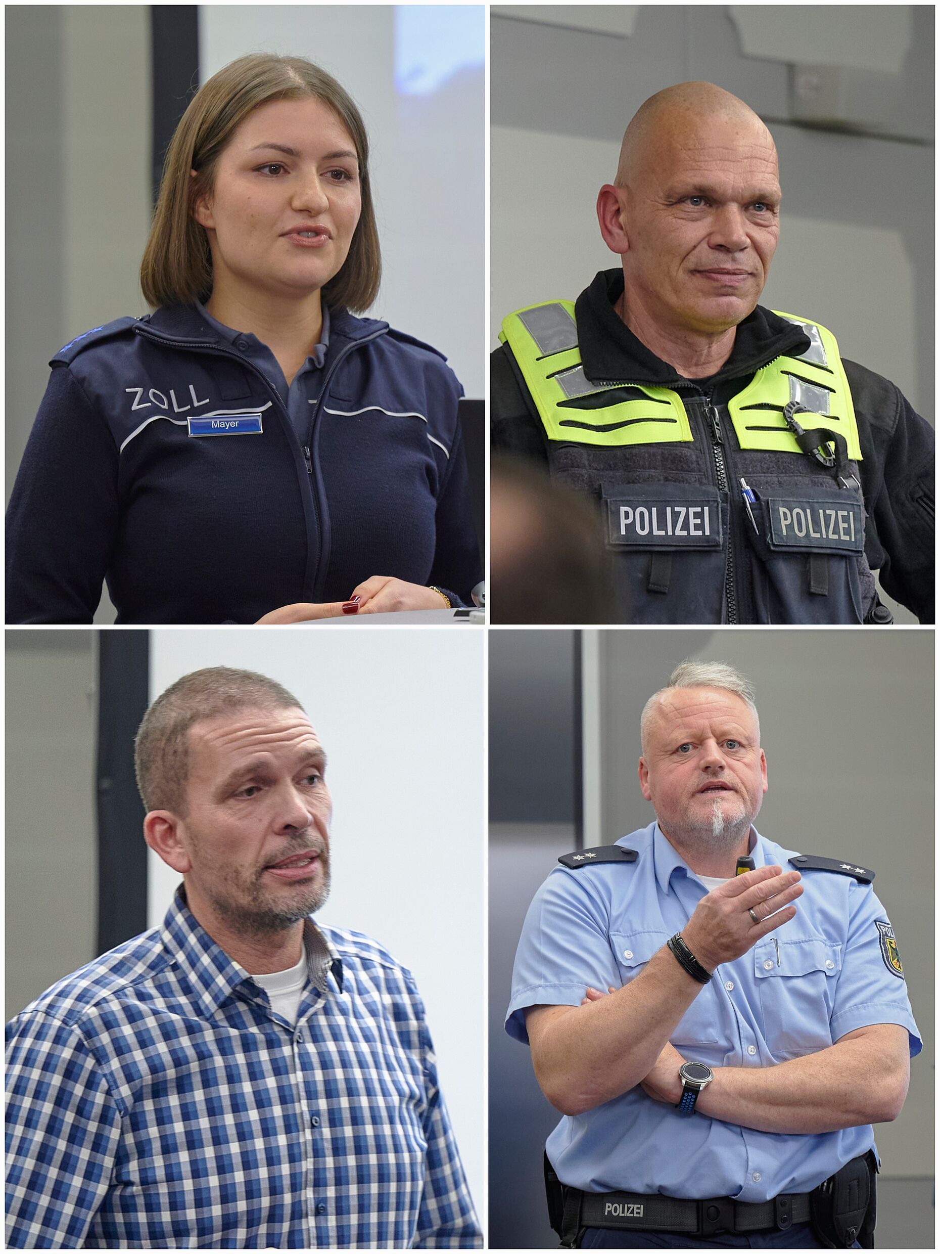 Polizei, Zoll und der Freistaat Bayern zeigten zivil-berufliche Perspektiven für SaZ auf. Foto: Ingo Kaminsky