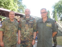 Tadge, Scholz und David (v.l.) Foto: DBwV