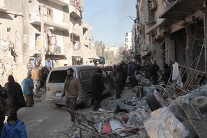 Das zerstörte Aleppo im Dezember 2016 Foto: dpa