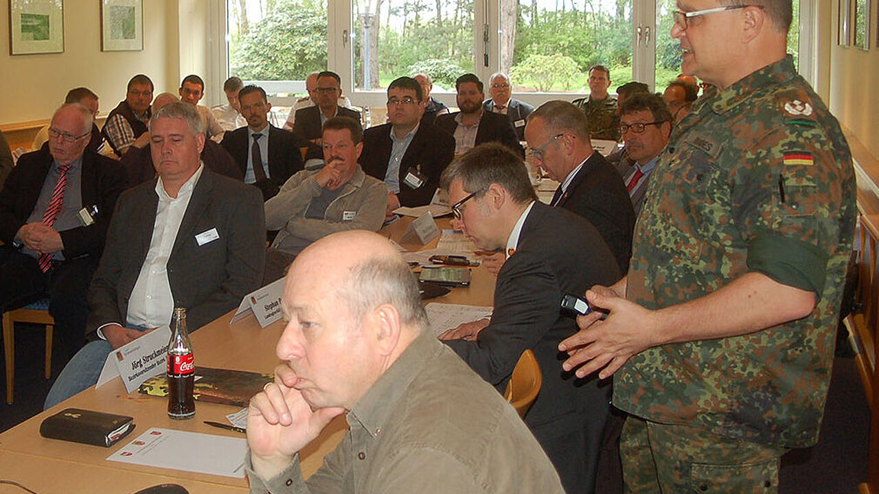 Andreas Brandes fand wie gewohnt offene Worte (LV Nord/DBwV)