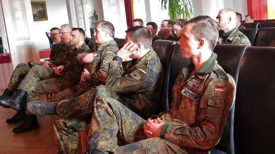 Teilnehmer waren junge Berufssoldaten. Foto: DBwV/LV Süddeutschland