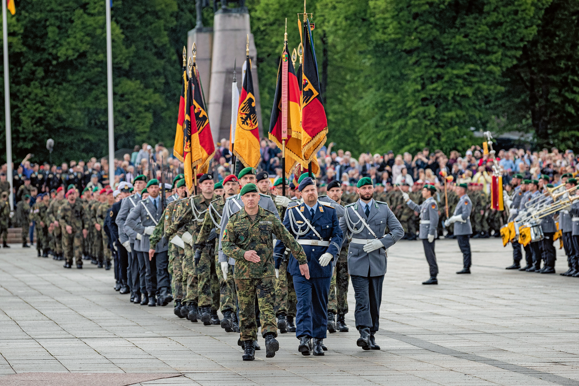 Mai 2025: Die Panzerbrigade 45 wurde in Vilnius feierlich aufgestellt. Foto: Bundeswehr/Mario Bähr