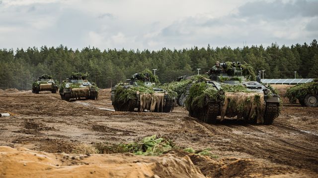 Schützenpanzer Marder der Bundeswehr in Litauen: 80 Stück dieses Modells hat die Ukraine bereits aus Deutschland erhalten. Foto: Bundeswehr/Jana Neumann
